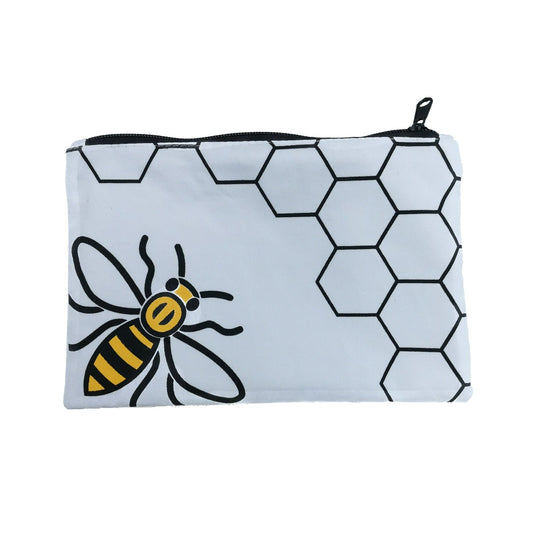 Honeycomb Bee Cotton Pouch