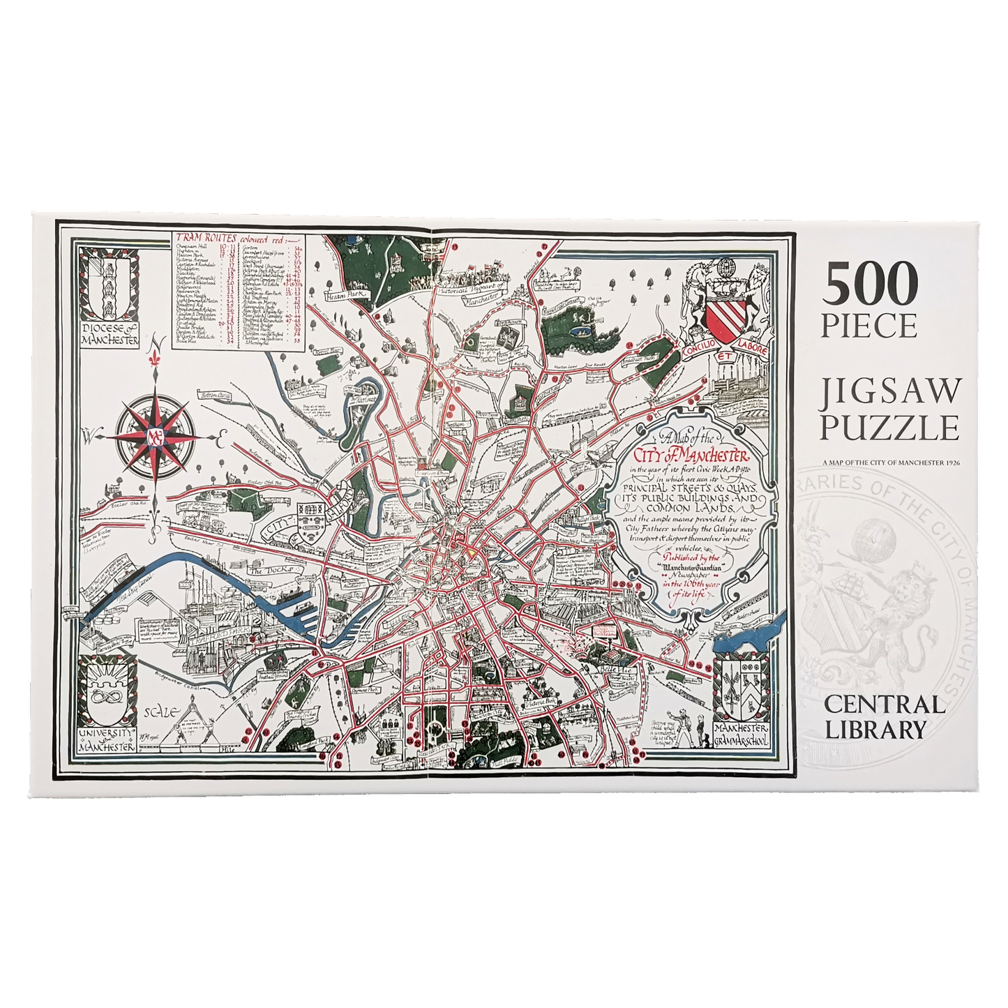 Manchester Civic Week Map Jigsaw