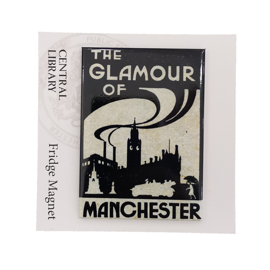 The Glamour of Manchester Central Library Fridge Magnet .