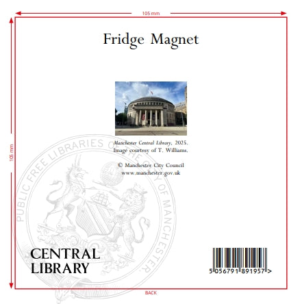 Central Library + St Peter's Square Today Magnet