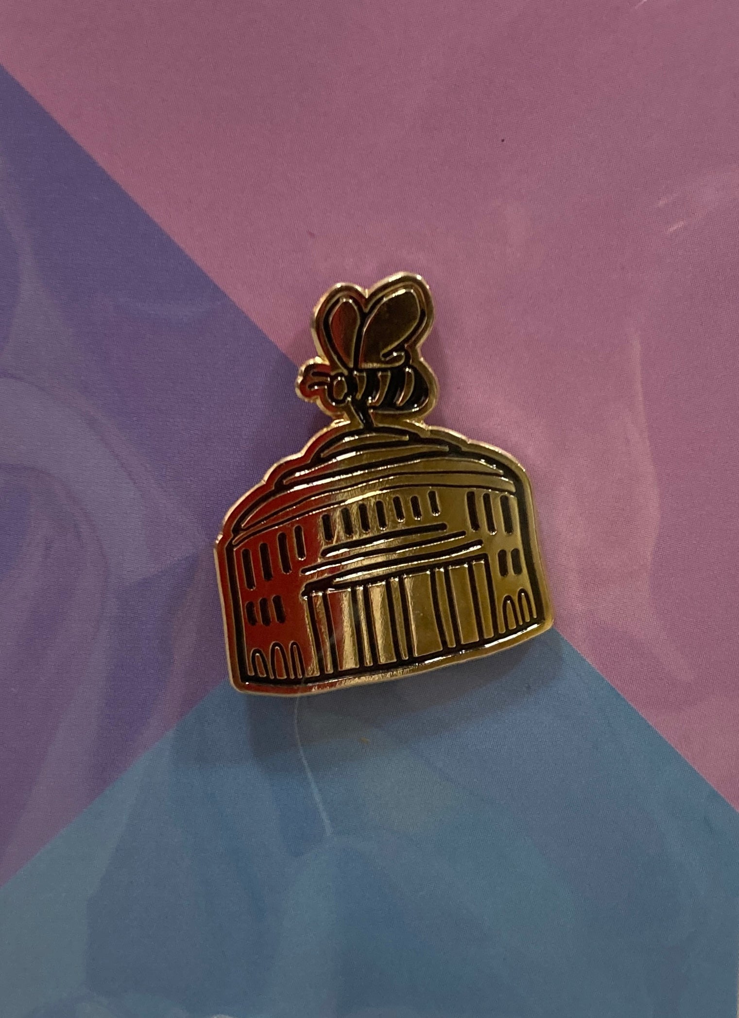 Library Gold Pin Central Library Pin Badge – Manchester Libraries UK Store