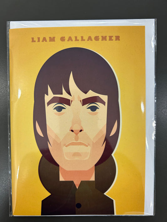 Liam Gallagher - Greeting Card