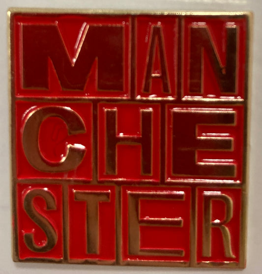 Manchester City of Literature Pin Badge