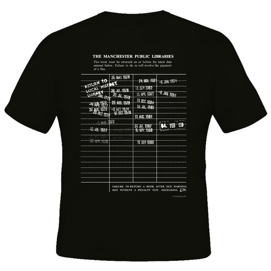 Manchester Libraries T-Shirt - Black