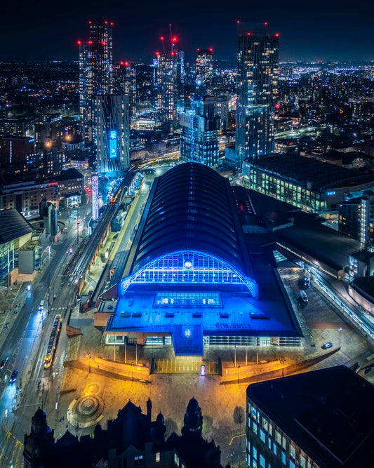 Manchester Central - Andy Mallins postcard