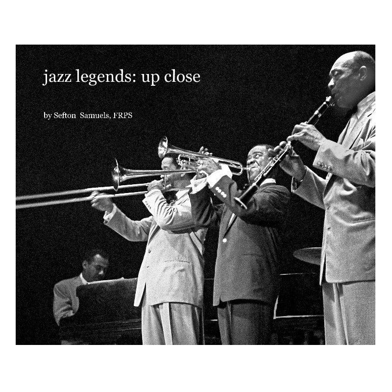 Jazz Legends: up close book cover
